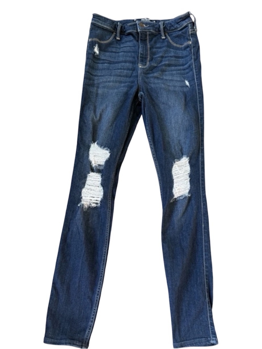 Hollister High Rise Distressed Skinny Jeans 29